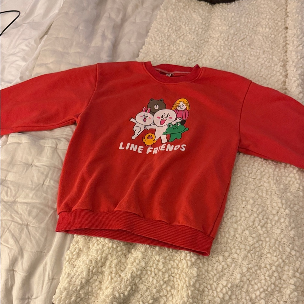 LINE FRIENDS Sweatshirt Red/Orange
